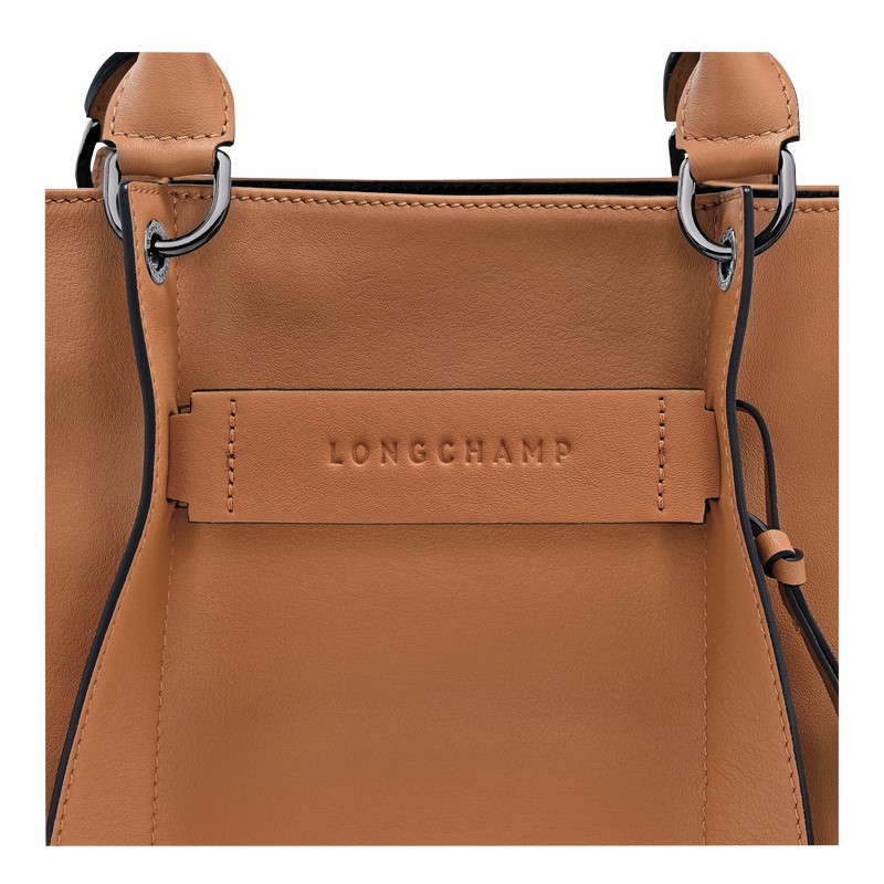 Longchamp 3D L Handtas Dames Beige Belgium | 10198HCV016