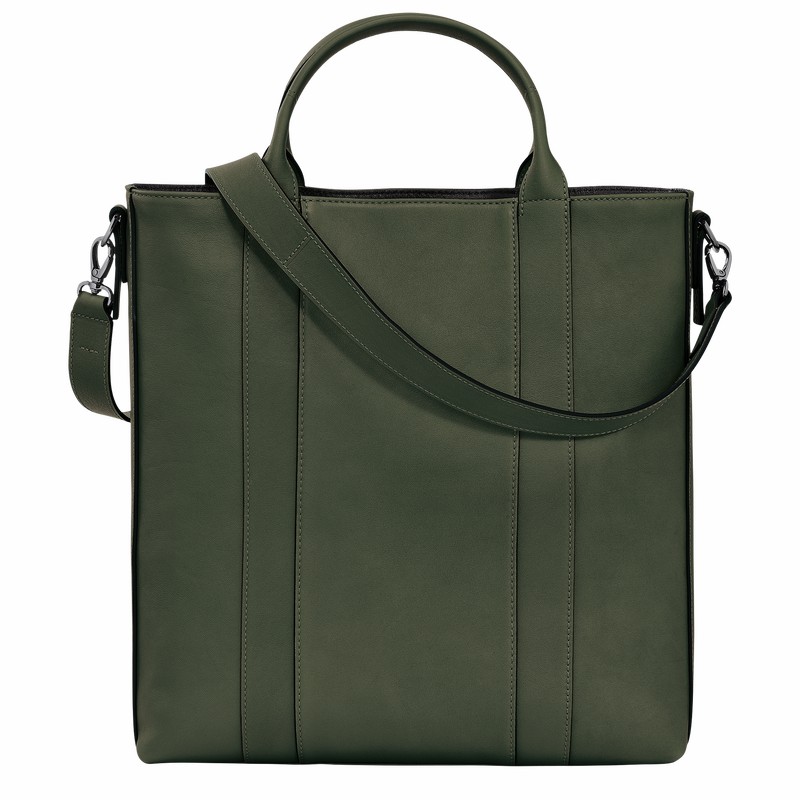 Longchamp 3D L Tote Tassen Dames Khaki Belgium | 20052HCV292