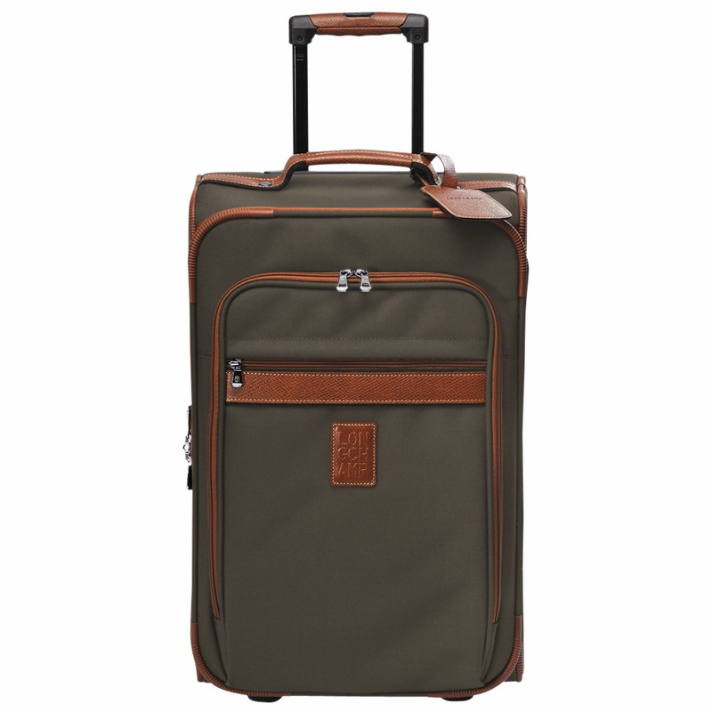 Longchamp Boxford M Koffers Dames Bruin Belgium | L1429080042