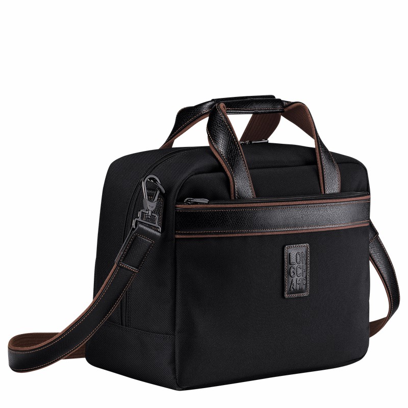 Longchamp Boxford S Reistas Heren Zwart Belgium | L1658080001-