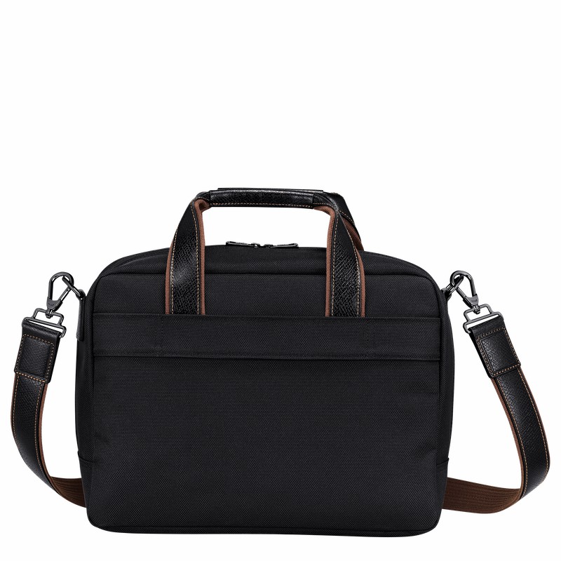 Longchamp Boxford S Reistas Heren Zwart Belgium | L1658080001-