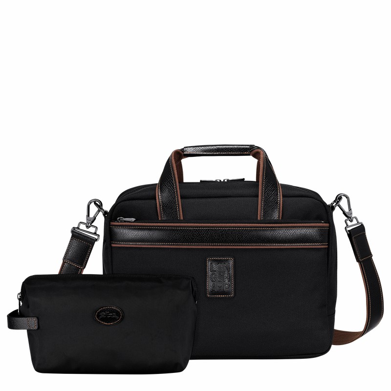 Longchamp Boxford S Reistas Heren Zwart Belgium | L1658080001-