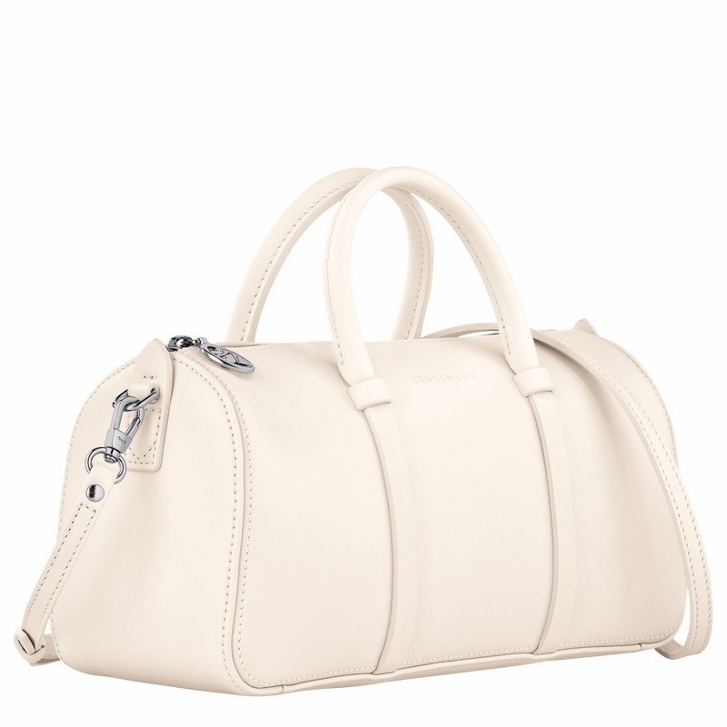 Longchamp Daylong M Handtas Dames Wit Belgium | 10271HFK037