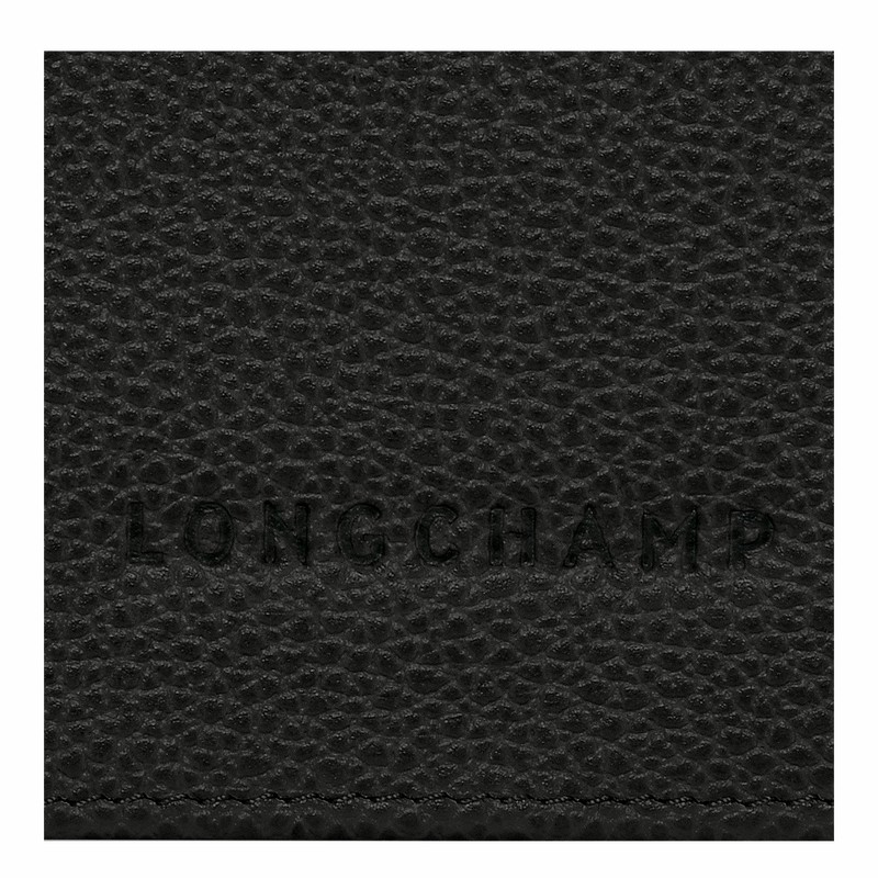 Longchamp Le FOULONNÉ Continental Portefeuille Dames Zwart Belgium | L3044021001
