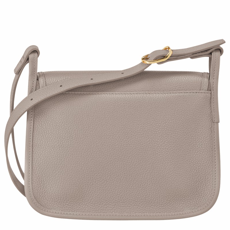 Longchamp Le FOULONNÉ M Crossbodytassen Dames Grijs Belgium | 10135021P55