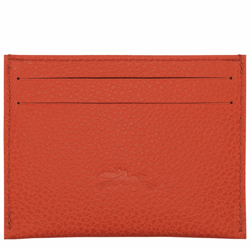 Longchamp Le FOULONNÉ Pasjeshouder Dames Oranje Belgium | L3218021685