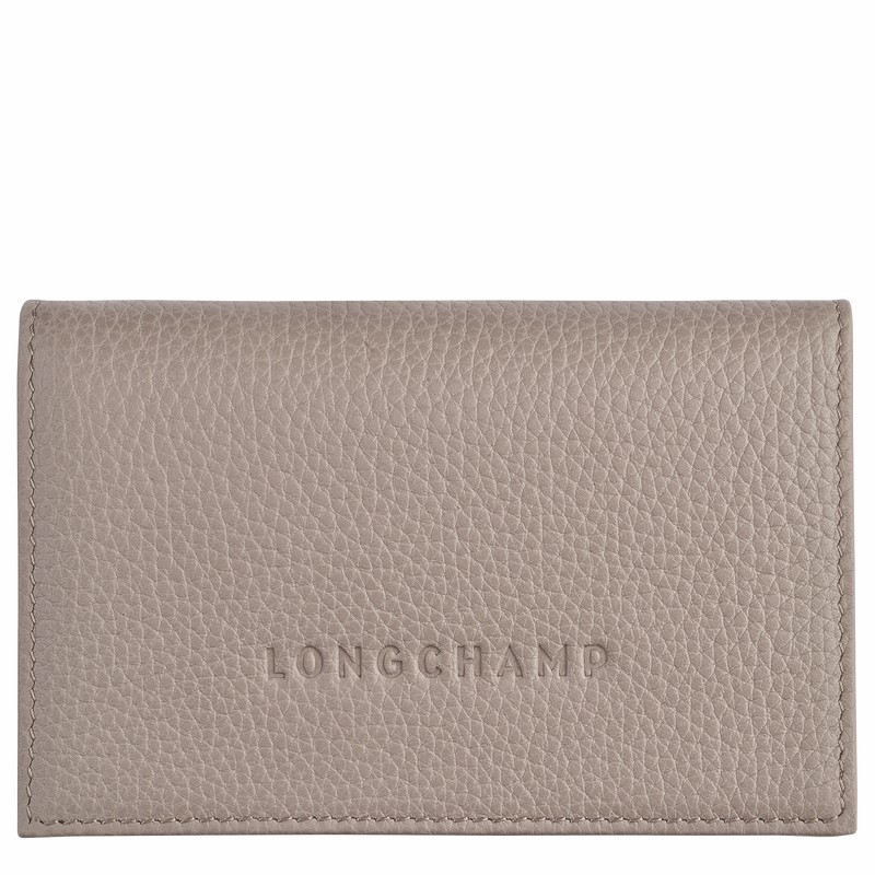 Longchamp Le FOULONNÉ Pasjeshouder Dames Grijs Belgium | L3243021P55