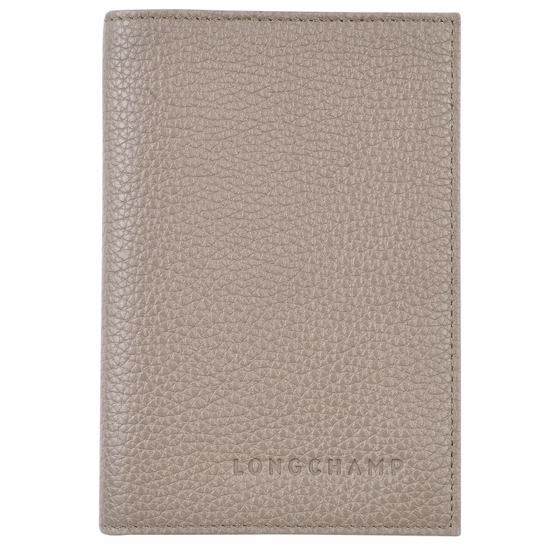 Longchamp Le FOULONNÉ Paspoorthouder Dames Grijs Belgium | L3416021P55