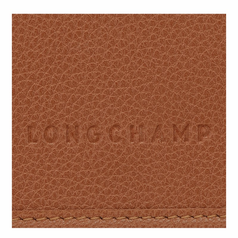 Longchamp Le FOULONNÉ XS Clutch Dames Caramel Belgium | 10133021121
