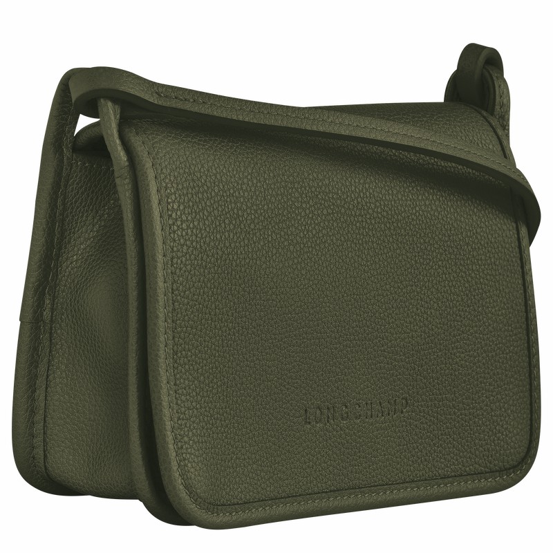 Longchamp Le FOULONNÉ XS Clutch Dames Khaki Belgium | 10133021892