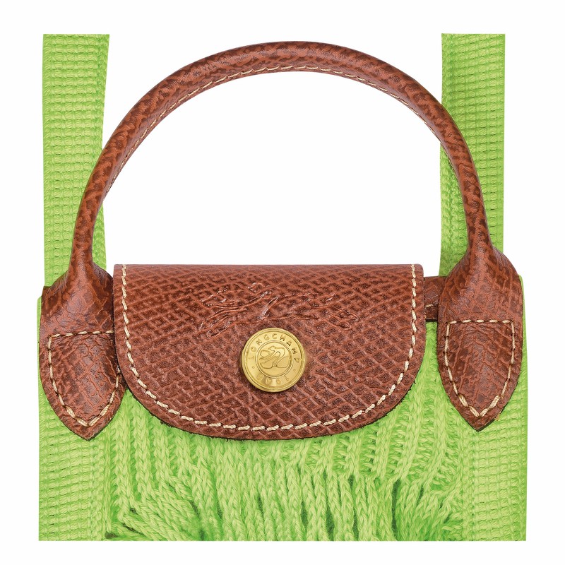 Longchamp Le Pliage Filet XS Schoudertas Dames Groen Belgium | 10139HVH355