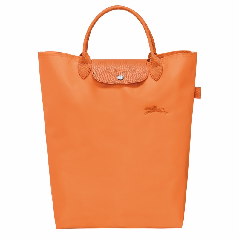 Longchamp Le Pliage Green M Tote Tassen Dames Oranje Belgium | 10168919P54