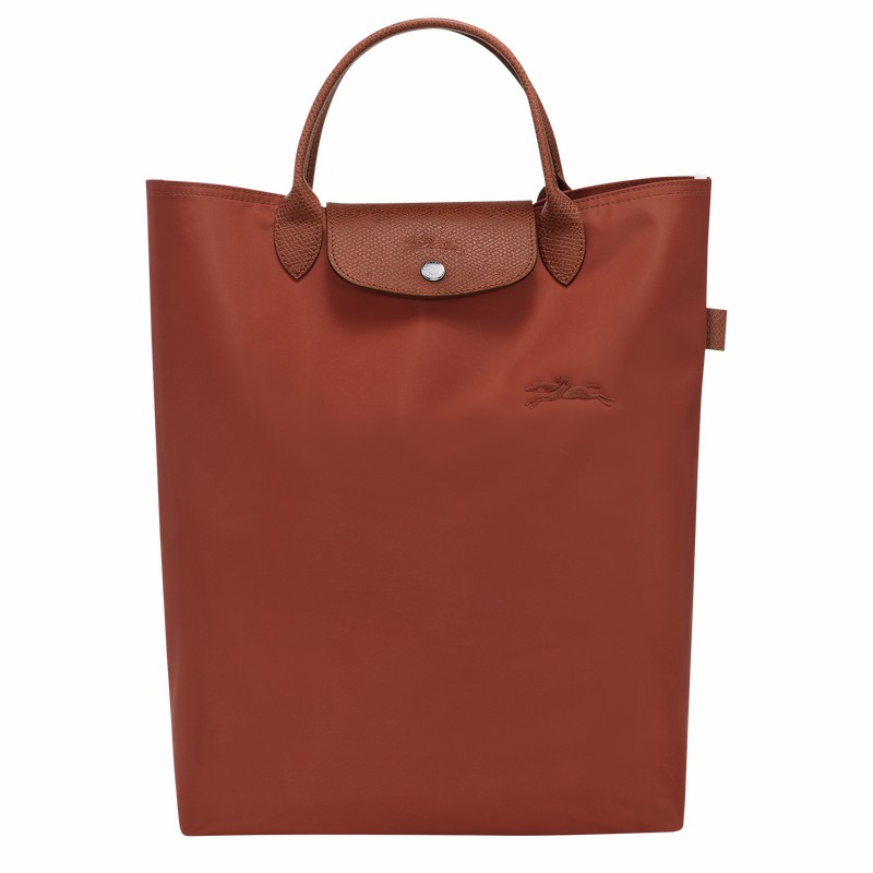 Longchamp Le Pliage Green M Tote Tassen Heren Bruin Belgium | 10168919404-