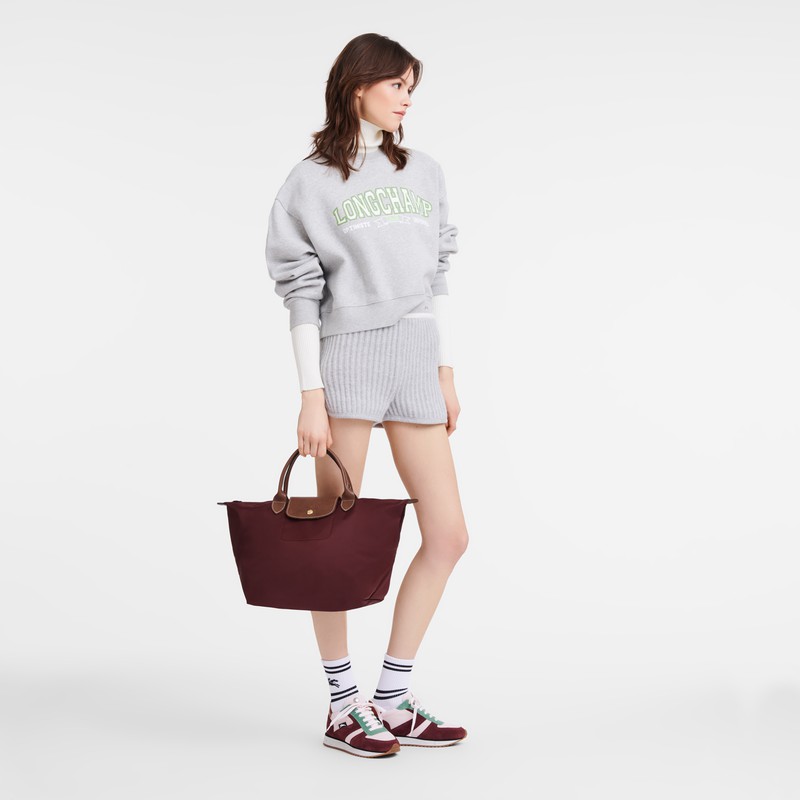 Longchamp Le Pliage Original M Handtas Dames Bordeaux Belgium | L1623089P87