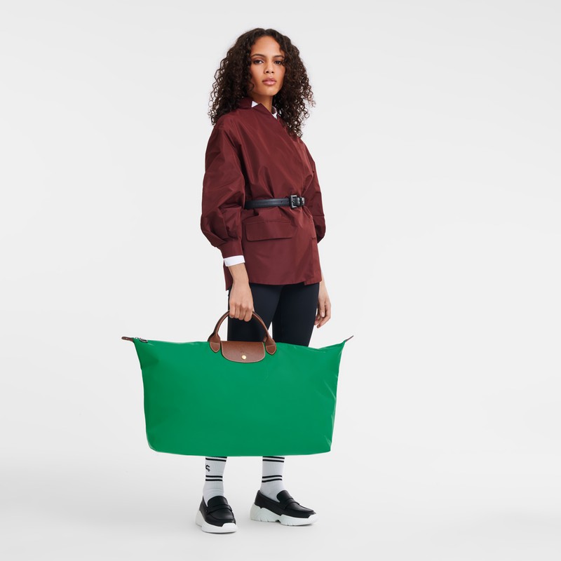 Longchamp Le Pliage Original M Reistas Dames Groen Belgium | L1625089P88
