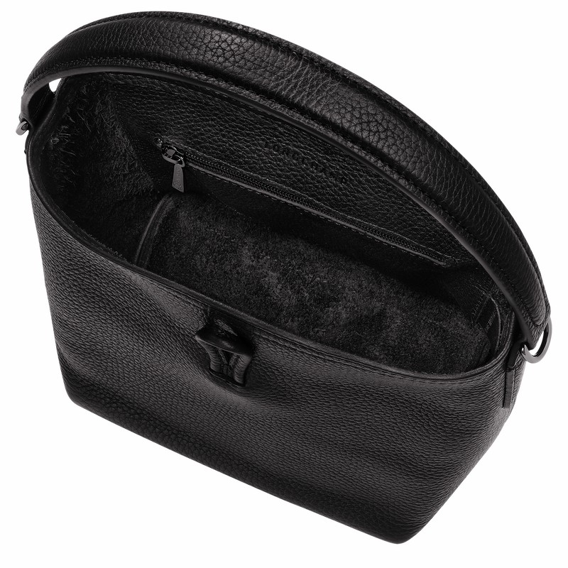Longchamp Le Roseau Essential M Tote Tassen Dames Zwart Belgium | 10183968001