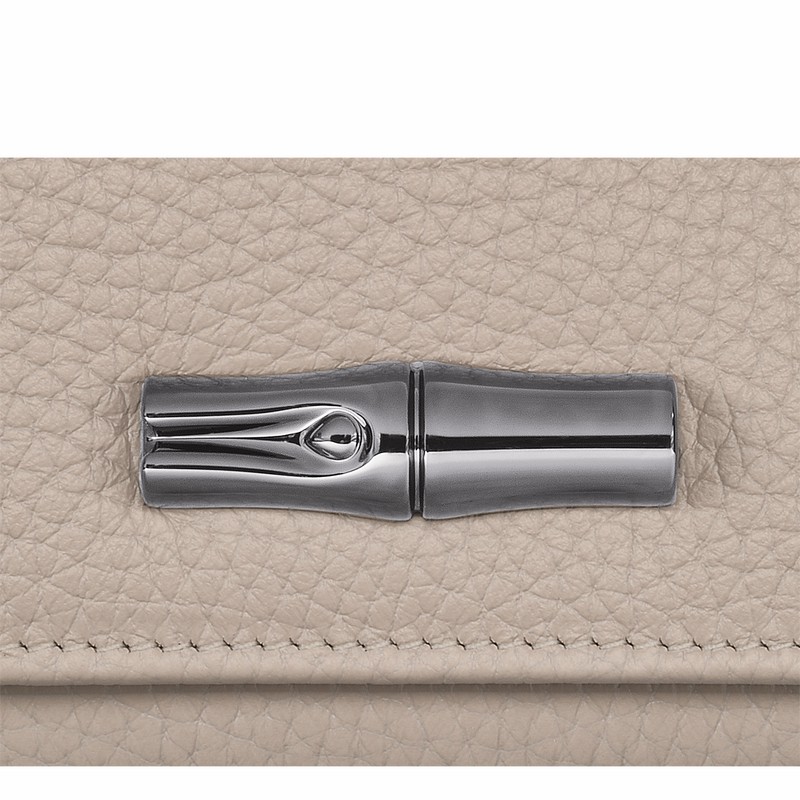 Longchamp Le Roseau Essential Portefeuille Dames Grijs Belgium | 30021968266