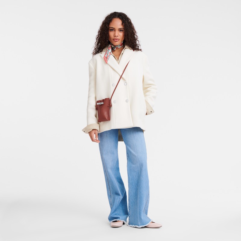 Longchamp Le Roseau Hoesje Dames Bruin Belgium | 34180HFP404