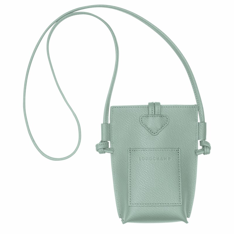Longchamp Le Roseau Hoesje Dames Celadon Belgium | 34180HFP282