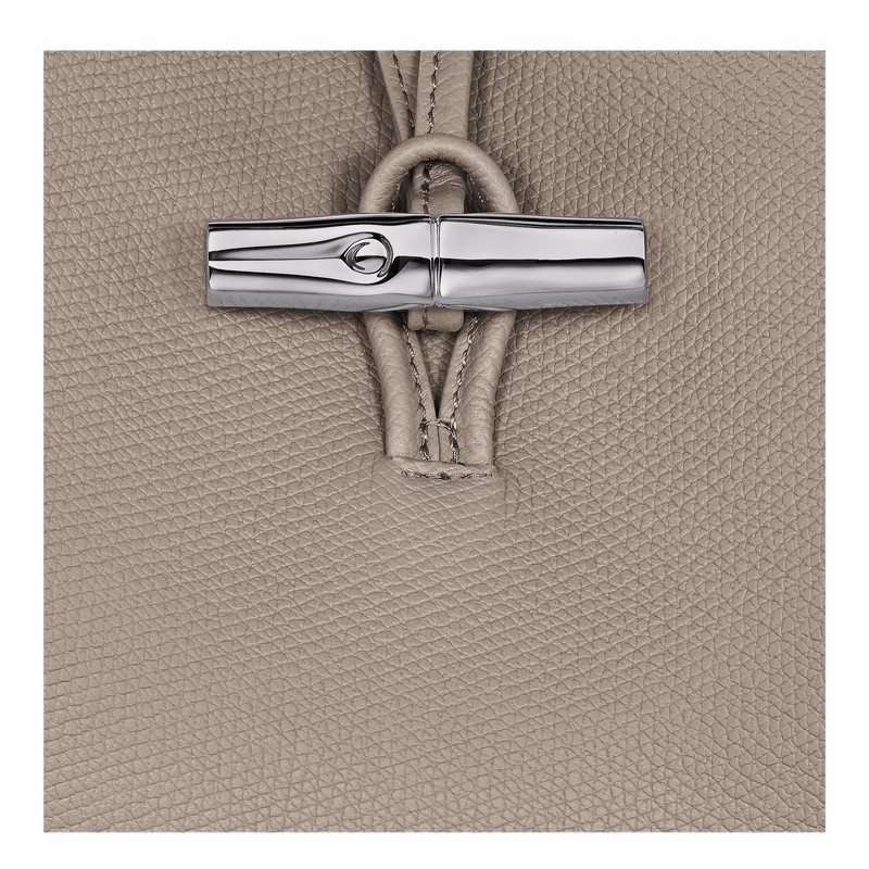 Longchamp Le Roseau M Schoudertas Dames Grijs Belgium | 10281HFP266