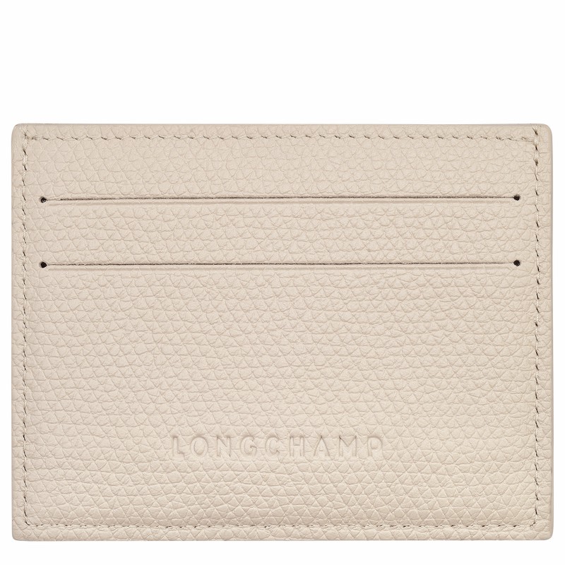 Longchamp Le Roseau Pasjeshouder Dames Wit Belgium | L3218HFP555