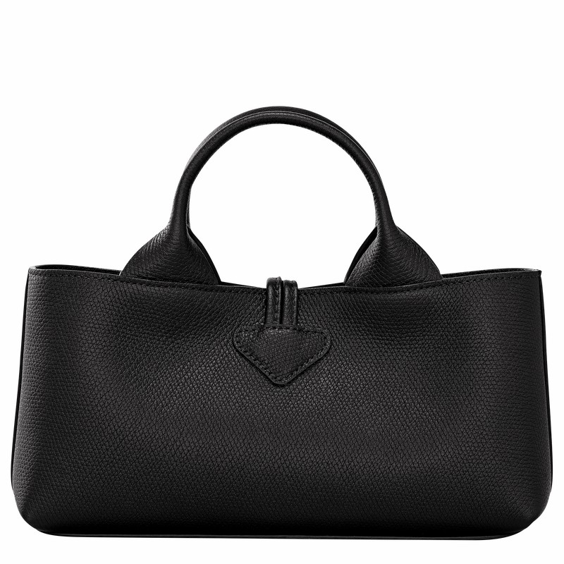 Longchamp Le Roseau S Handtas Dames Zwart Belgium | 10280HFP001