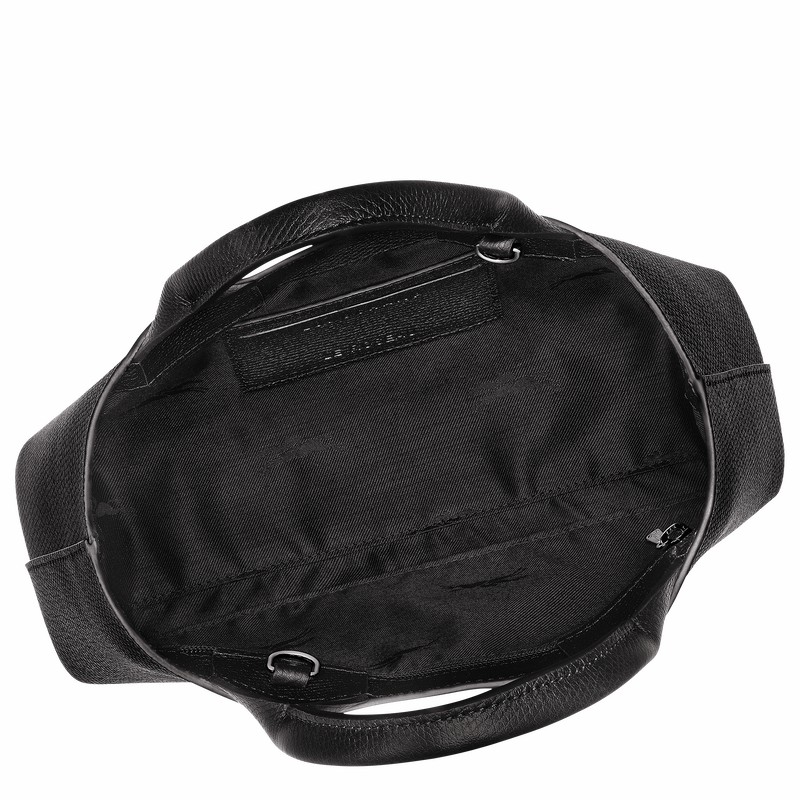 Longchamp Le Roseau S Handtas Dames Zwart Belgium | 10280HFP001