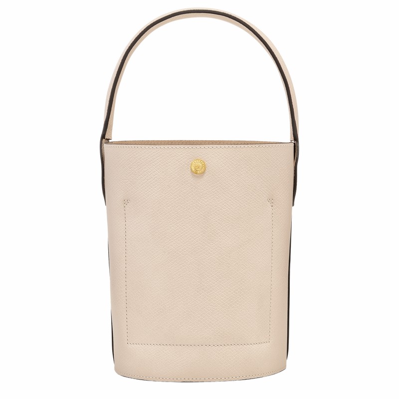 Longchamp ÉPURE S Buckettas Dames Wit Belgium | 10161HYZ555