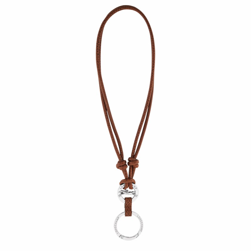 Longchamp ÉPURE Sleutelhangers Dames Bruin Belgium | 36080J02035