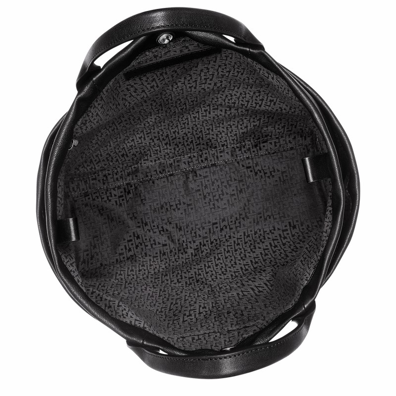 Longchamp Parisis M Tote Tassen Heren Zwart Belgium | 10265HFC001-