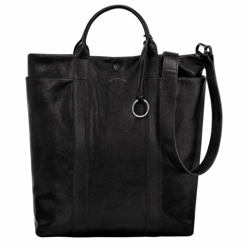 Longchamp Parisis M Tote Tassen Heren Zwart Belgium | 10265HFC001-