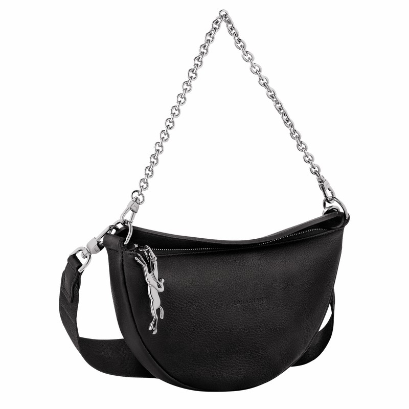 Longchamp Smile S Crossbodytassen Dames Zwart Belgium | 10224HDS001