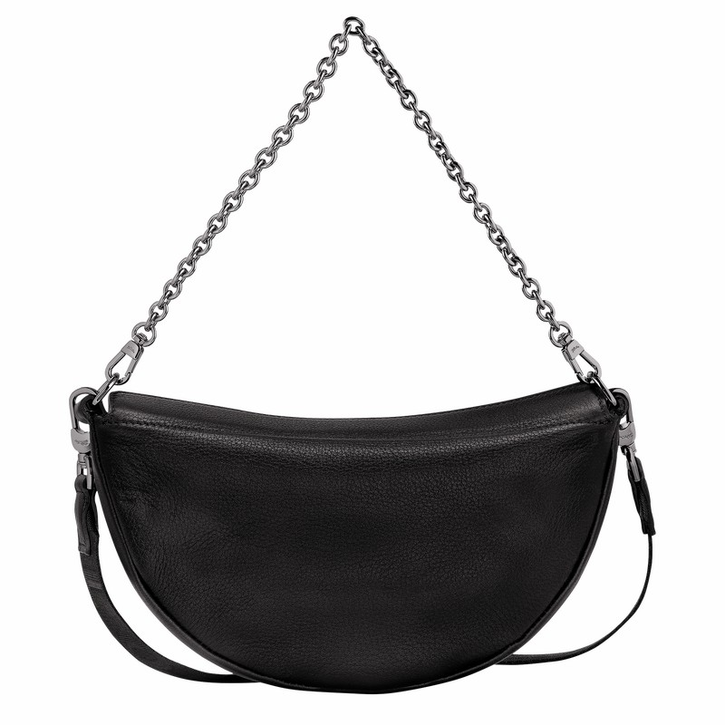 Longchamp Smile S Crossbodytassen Dames Zwart Belgium | 10224HDS001