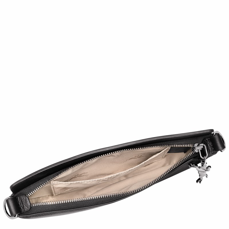 Longchamp Smile S Crossbodytassen Dames Zwart Belgium | 10224HDS001