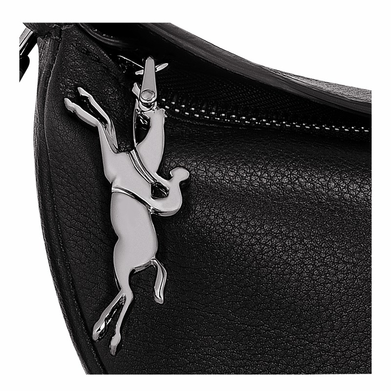 Longchamp Smile S Crossbodytassen Dames Zwart Belgium | 10224HDS001